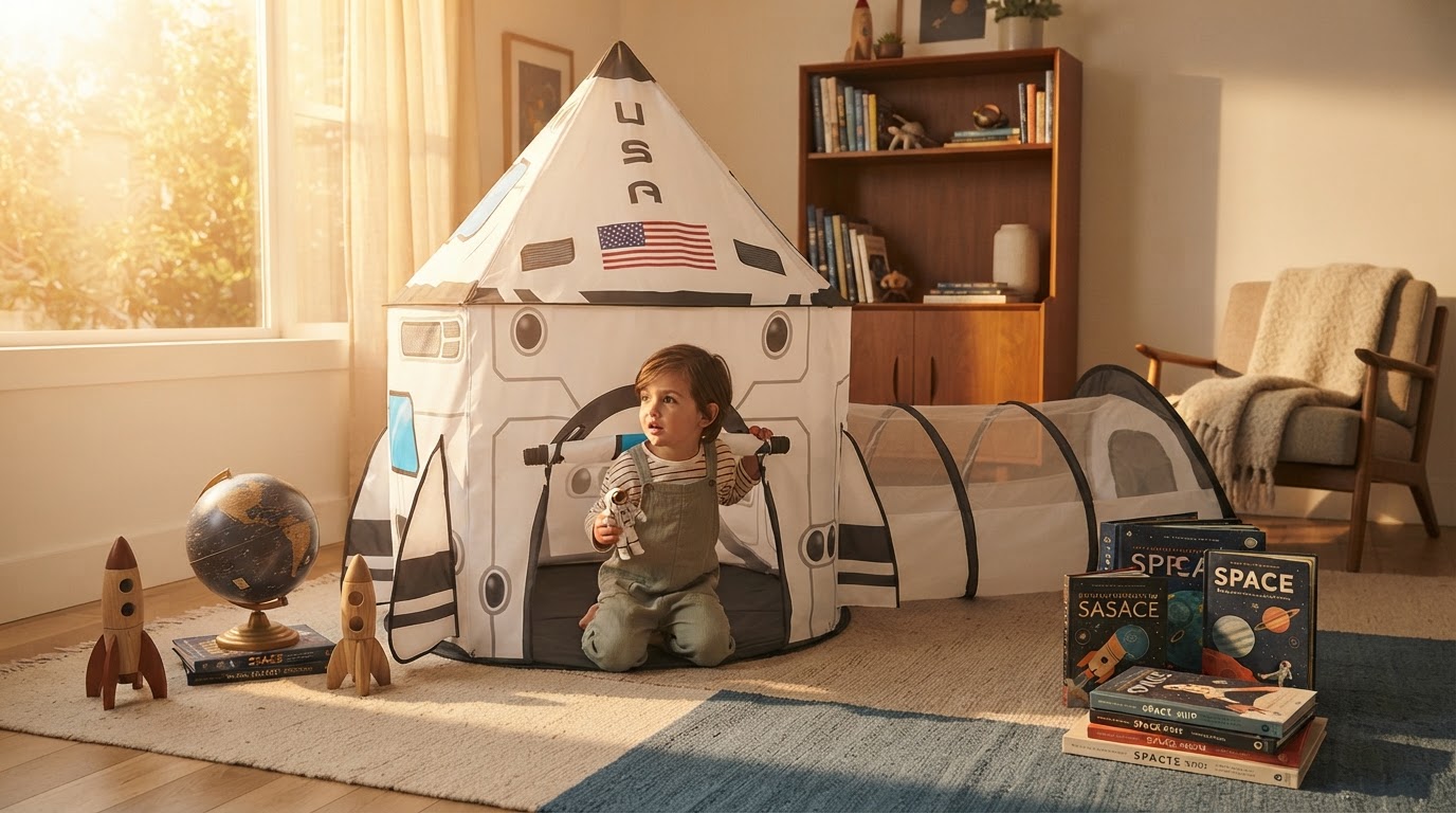 Evaluating the Rocket Ship Tent Space Station Playhouse