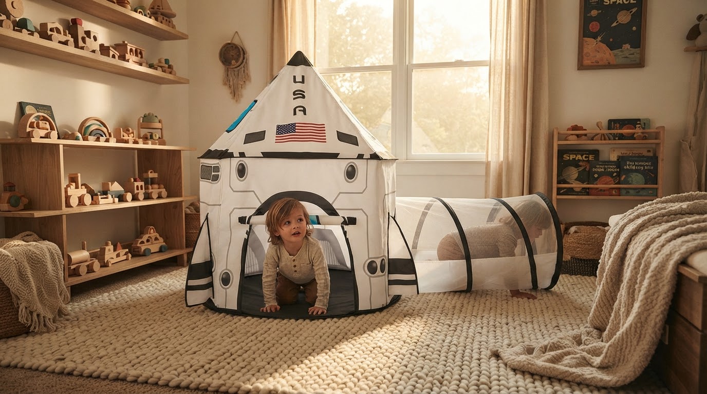 Is a Rocket Ship Tent the Best Space Themed Play Tent?