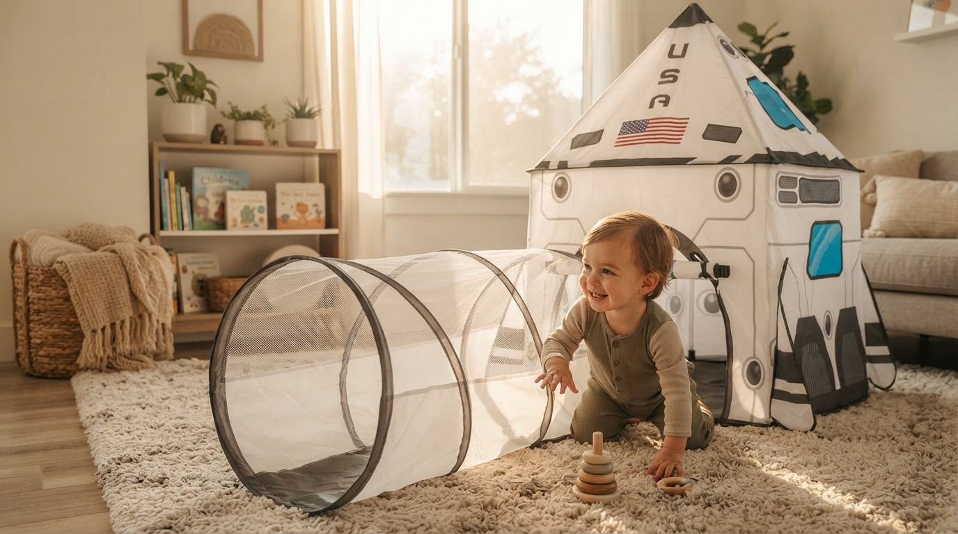 How Sensory and Tunnel Play Support Toddler Cognitive Development