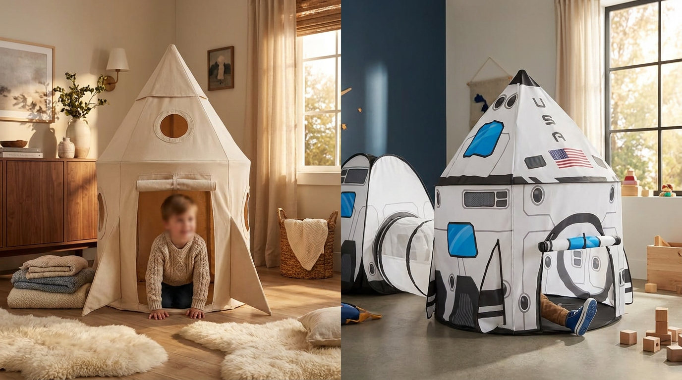 Which Spaceship Play Tent is Built for High-Energy Play?