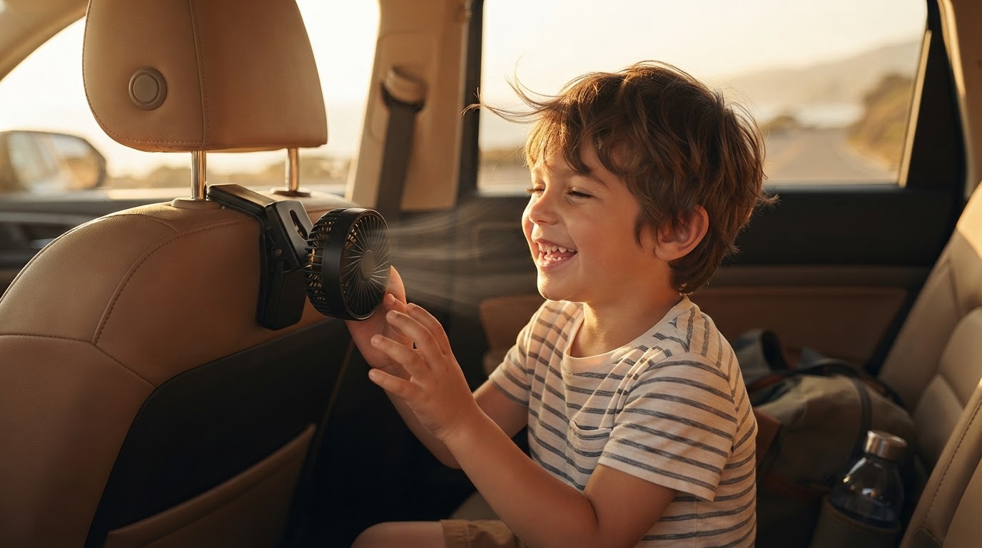 5 Practical Mounting Spots for a Car Clip-On Fan