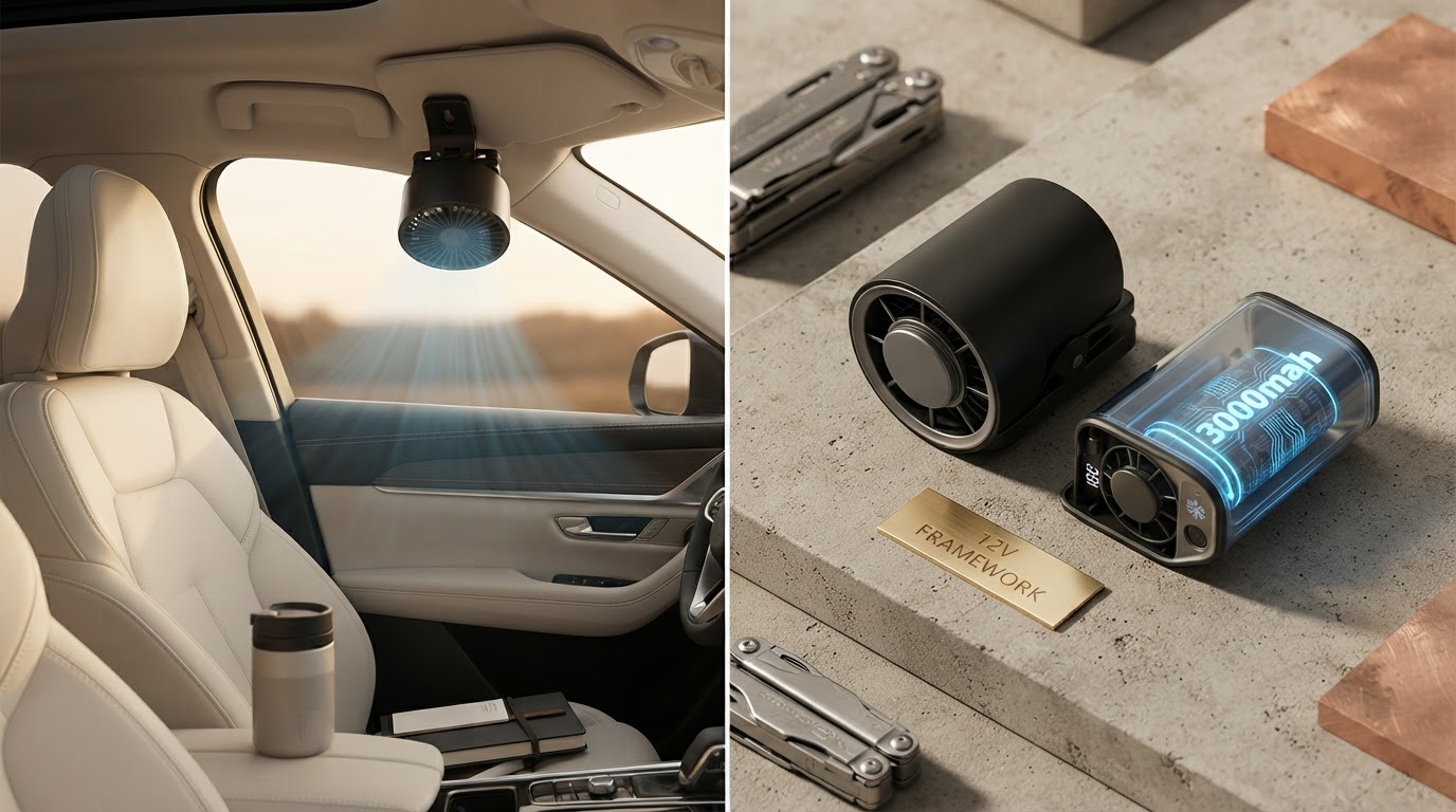 Car Clip-On Fan Analysis: The 12v Cooling Framework
