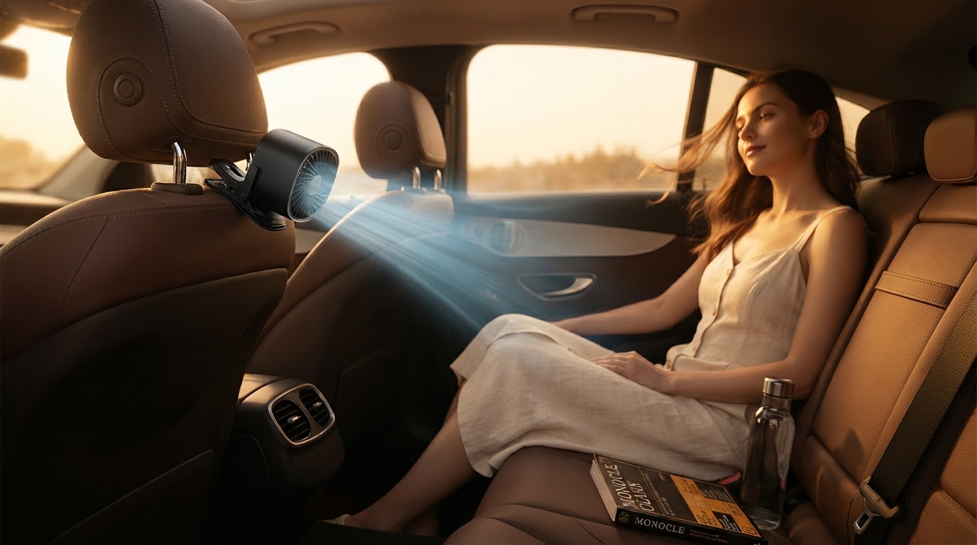Clip-On Car Fans Beat Vents Only in One Specific Heat Problem