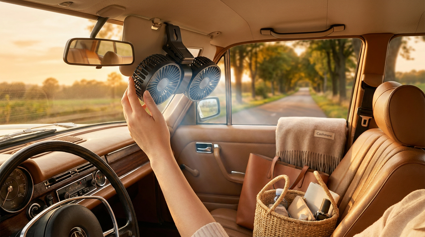 Optimizing Airflow with Car Clip-On Fan Dual Head Systems
