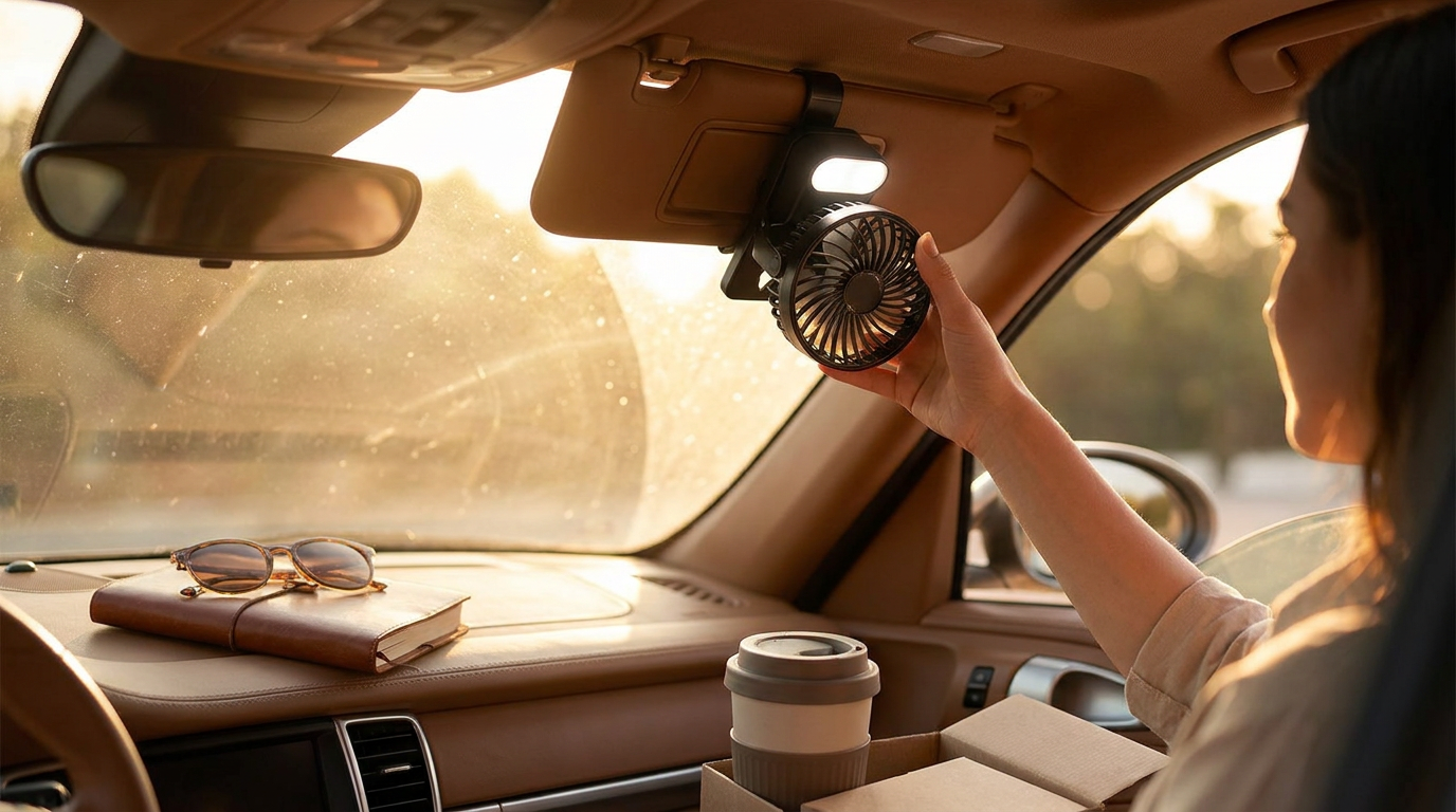 The 5-Point Check for a Rechargeable Car Clip-On Fan