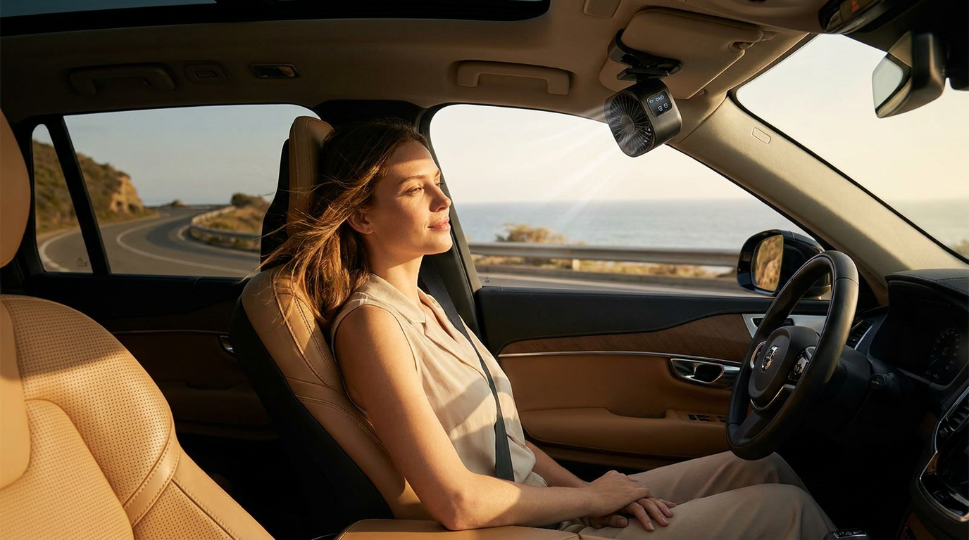 Solving Passenger Discomfort with the Car Clip-On Fan