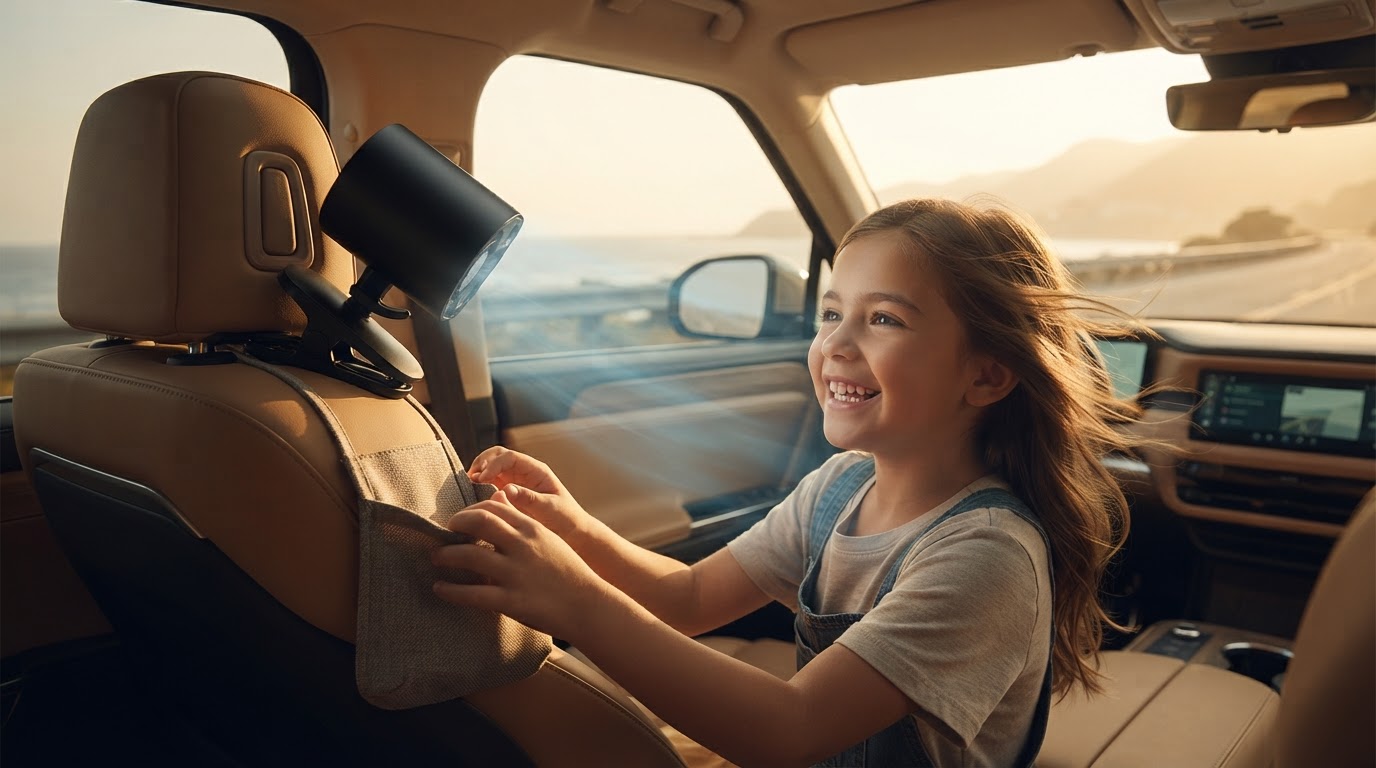 Five Setup Protocols for a Car Clip-On Fan Dashboard Mount