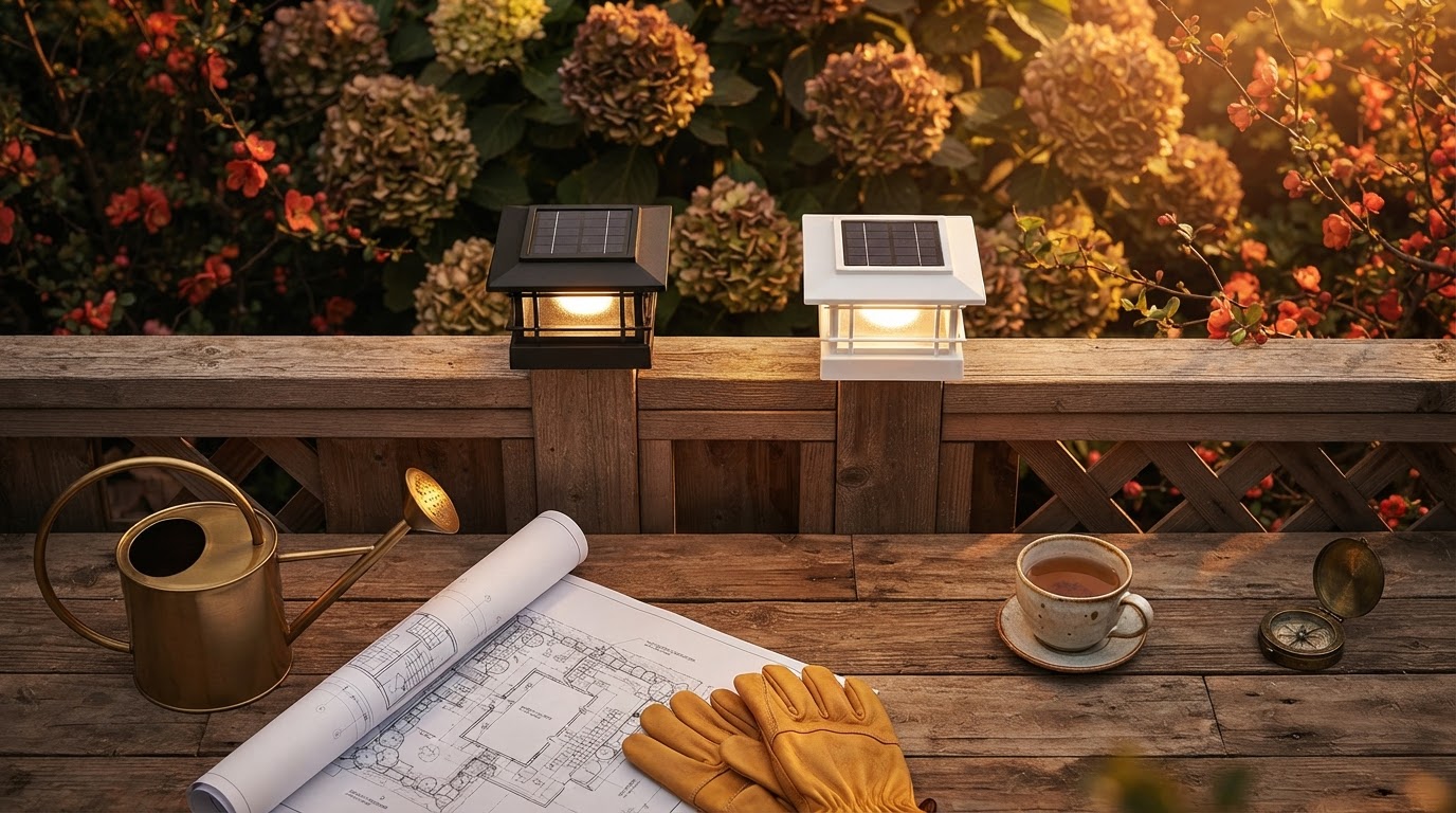 Choosing 4x4 Solar Post Cap Lights for Residential Fencing