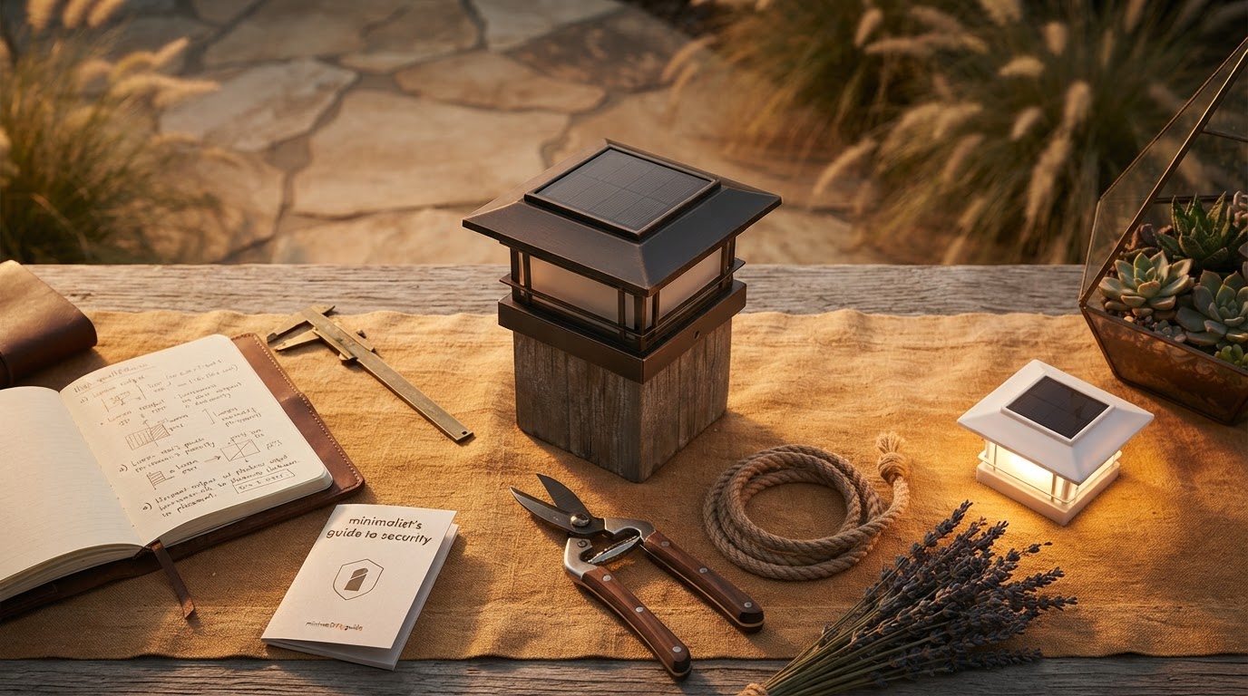 Optimizing 4x4 Solar Post Cap Lights for Perimeter Security