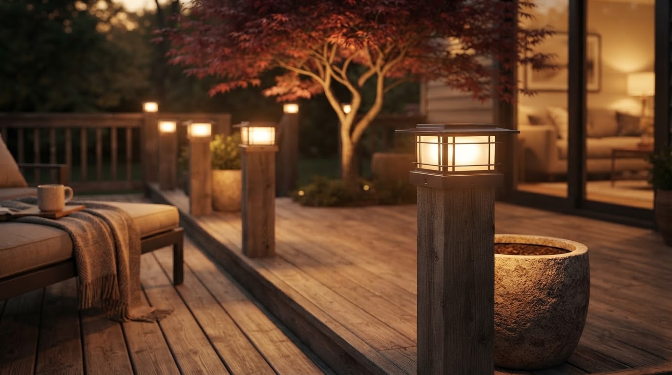 Amazon Drops Price on 12-Pack of 4x4 Solar Post Cap Lights