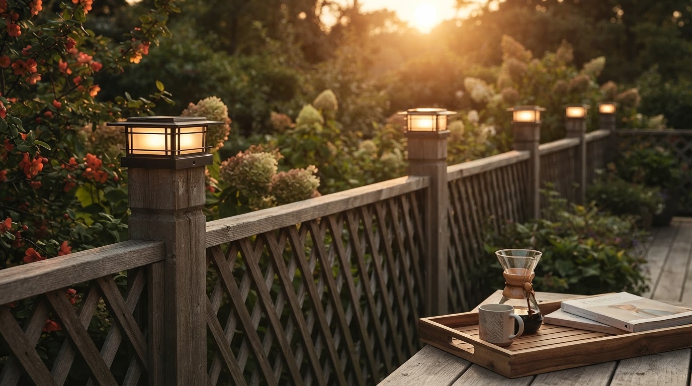 Amazon Discounts Solar 4x4 Post Cap Lights 6-Pack
