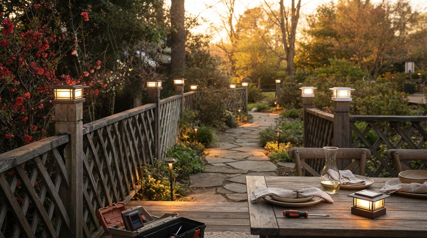 Choosing and Installing Solar Post Cap Lights