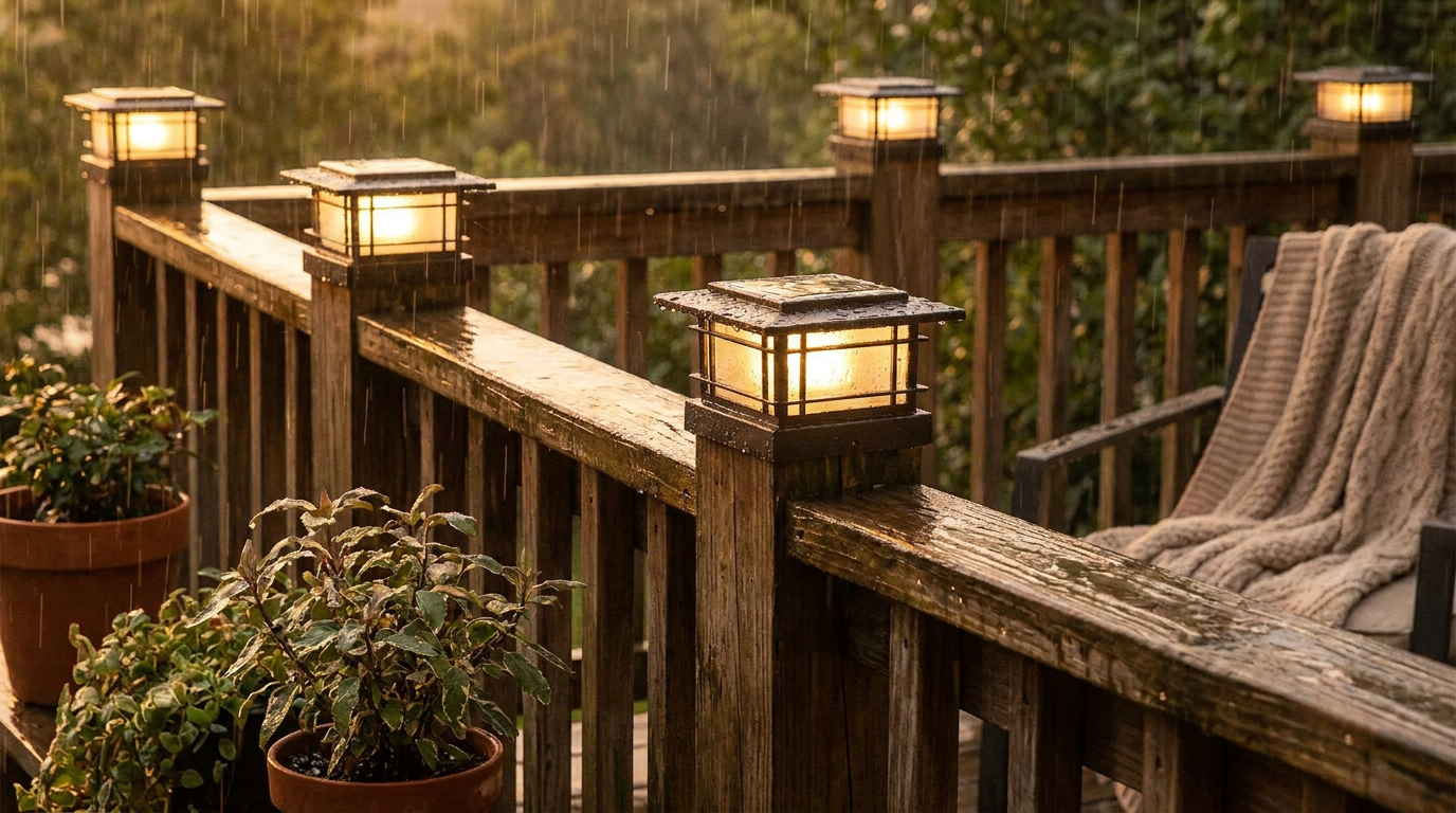 Are Solar Post Cap Lights truly waterproof?