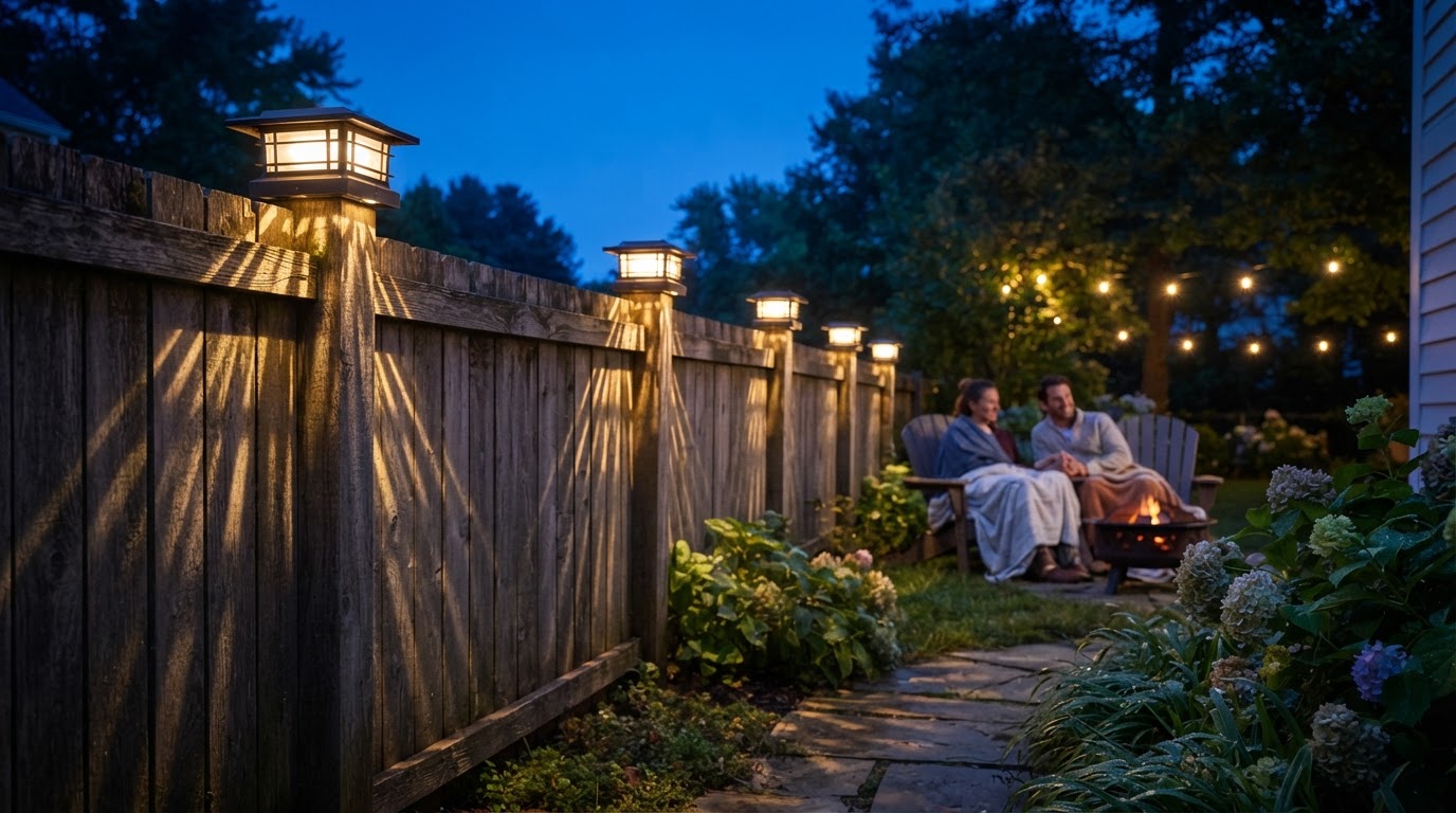 Ultimate Guide to Backyard Fence Lighting Ideas for Night