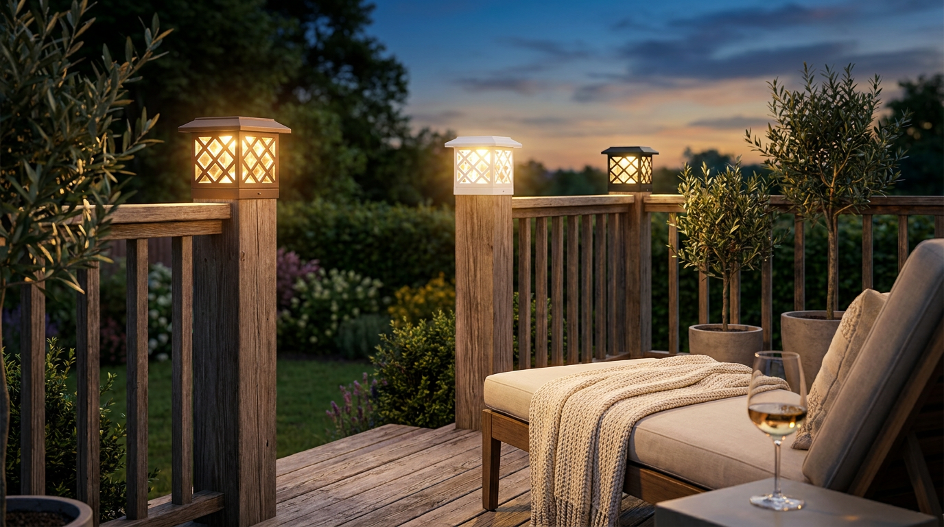 What are the best solar post cap lights for brightness in 2024?