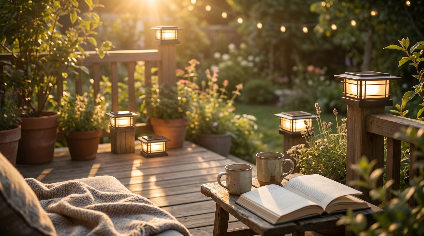 Best Warm White Solar Post Lights for Your Home Deck