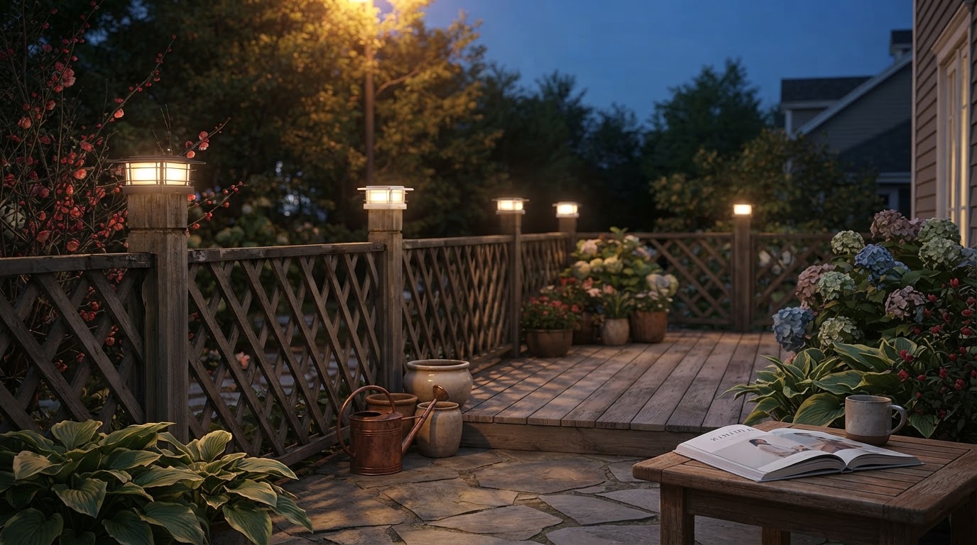 Brightever Solar Post Cap Lights Offer Prime Savings