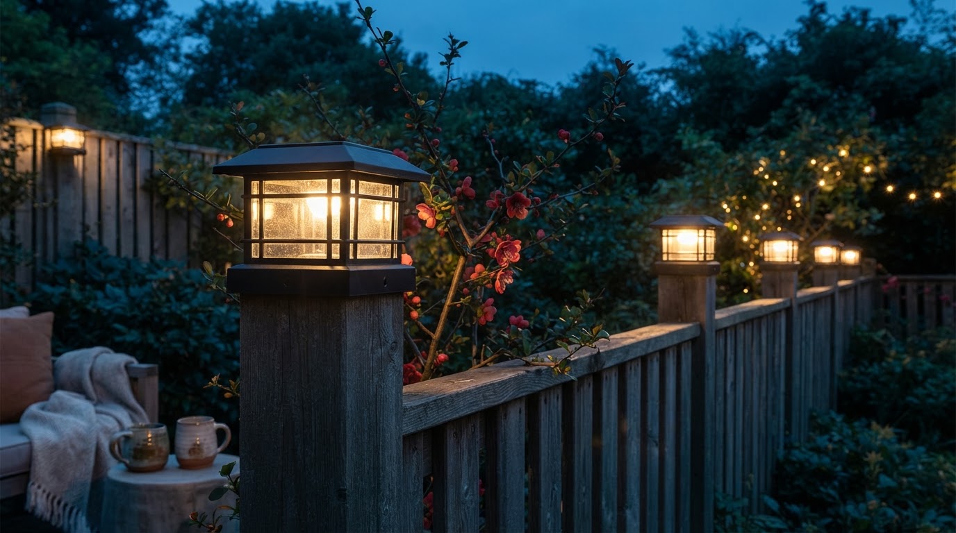 7 Creative Backyard Fence Lighting Ideas for Night Ambience