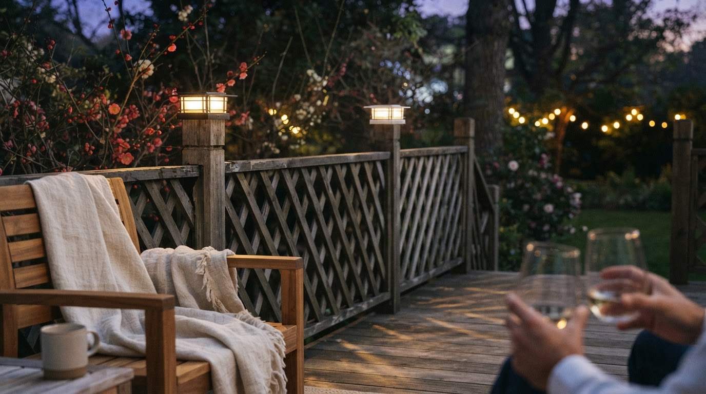 What is the Difference Between Low Voltage and Solar Deck Lighting?