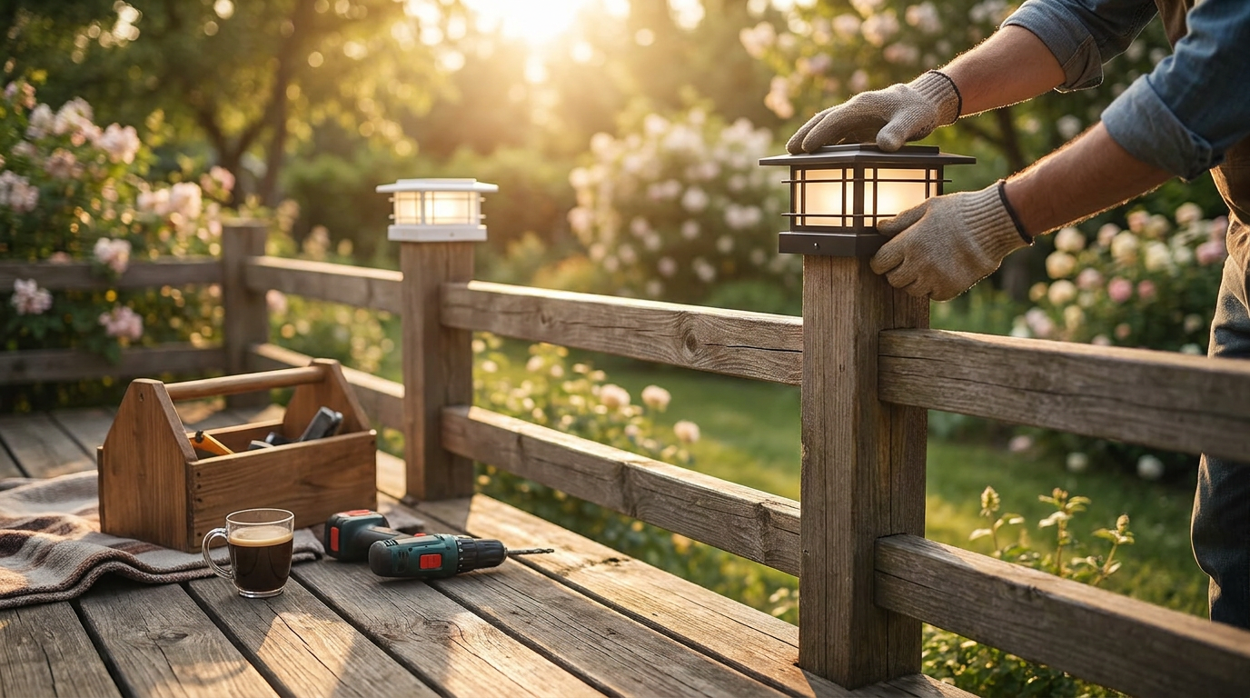 DIY Installation Guide for Solar Post Cap Lights