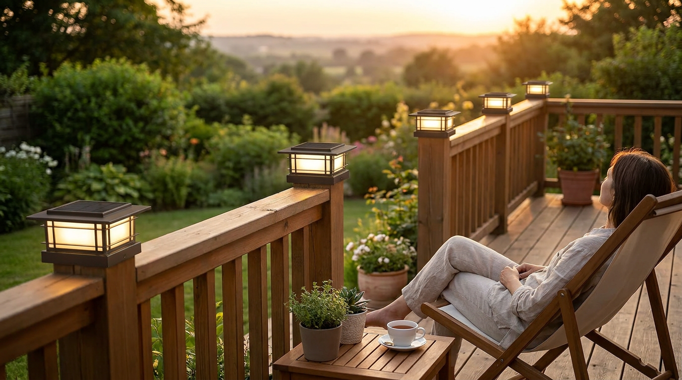 Eco-Conscious Homeowners Adopt Solar Post Cap Lights