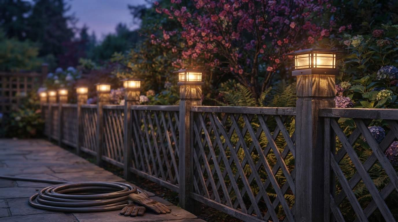 Field Testing the Brightever Solar Post Cap Lights Pack