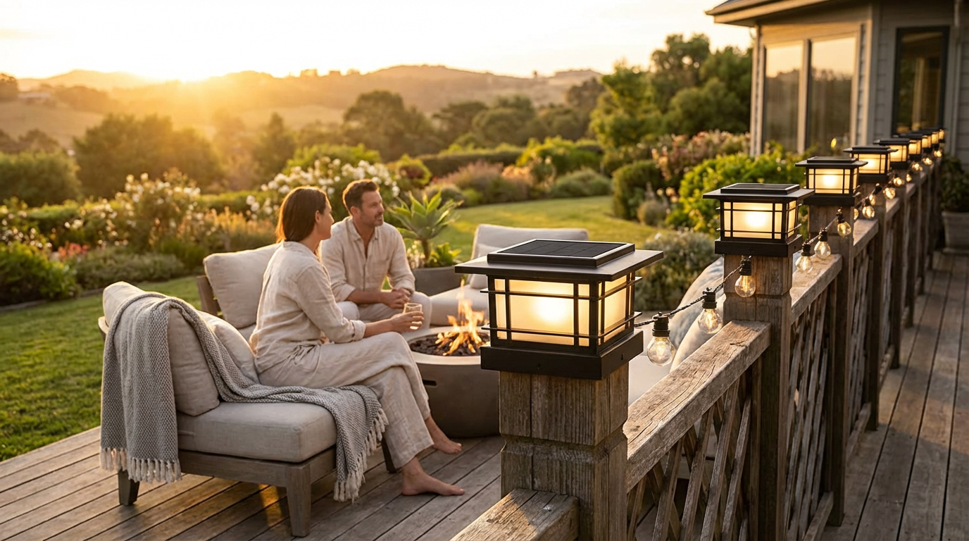 Illuminate Your Evenings: The Rise of Solar Post Cap Lights