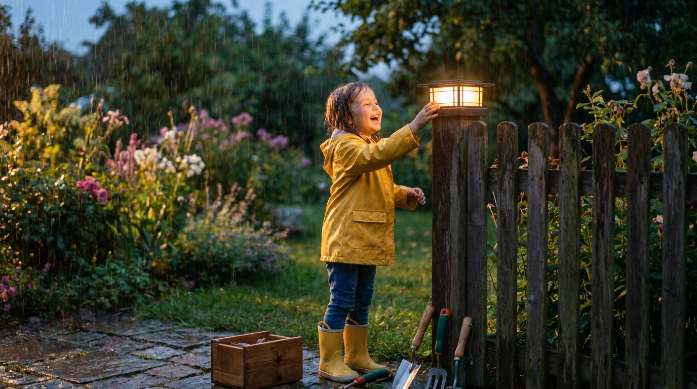 How do I install waterproof Solar Post Cap Lights?