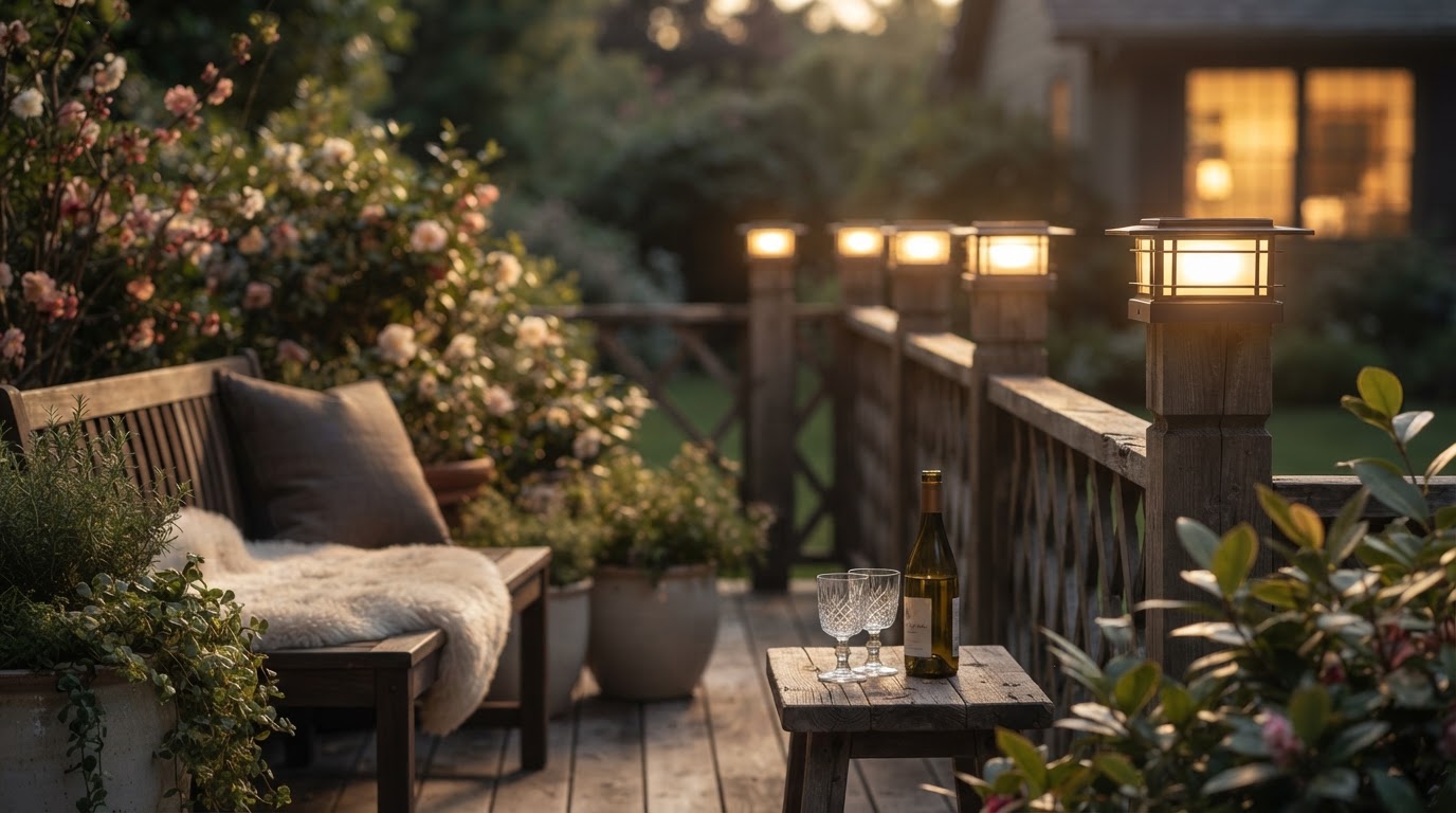 JOFIOS Solar Post Cap Lights Deal Hits Prime Members