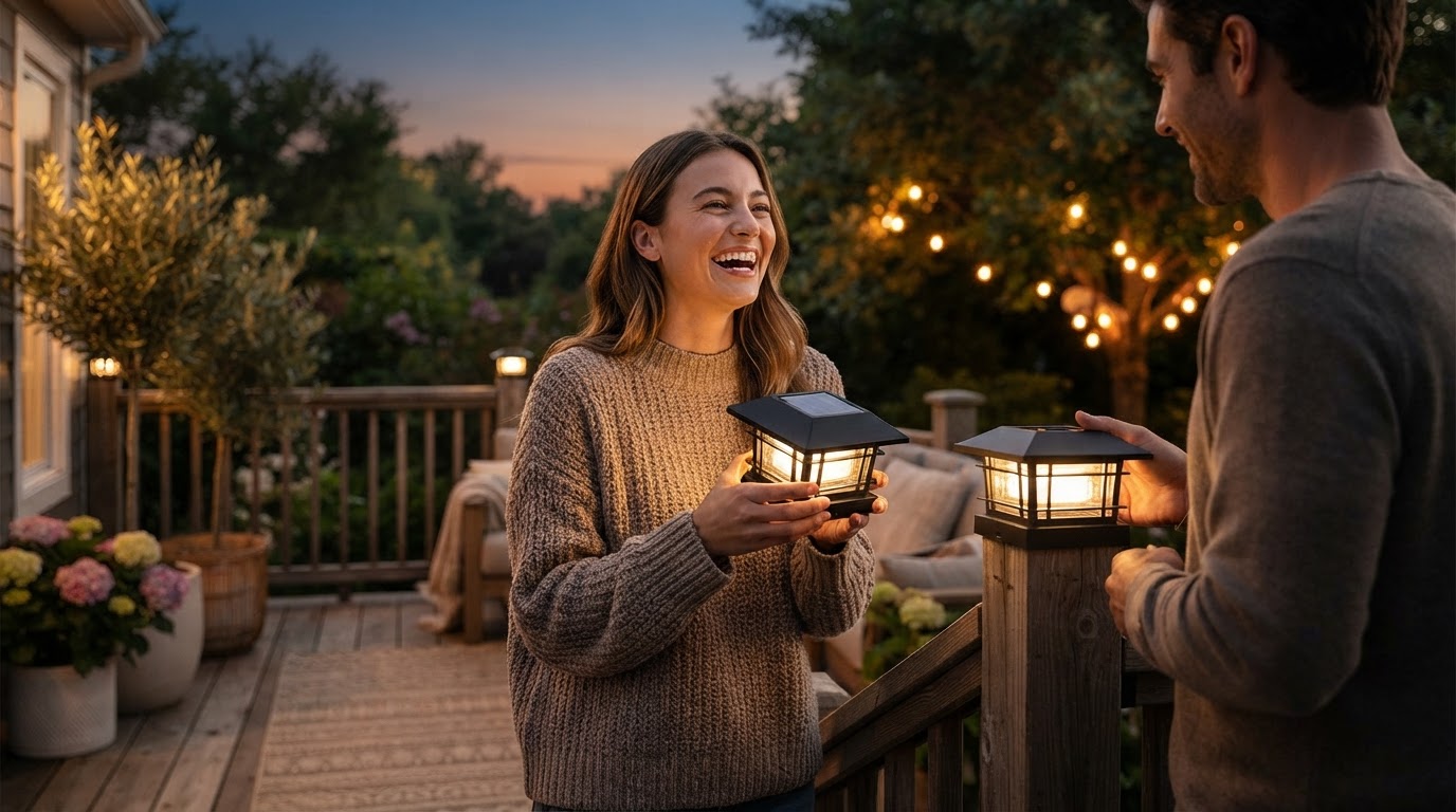 How do I choose modern solar post cap lights?