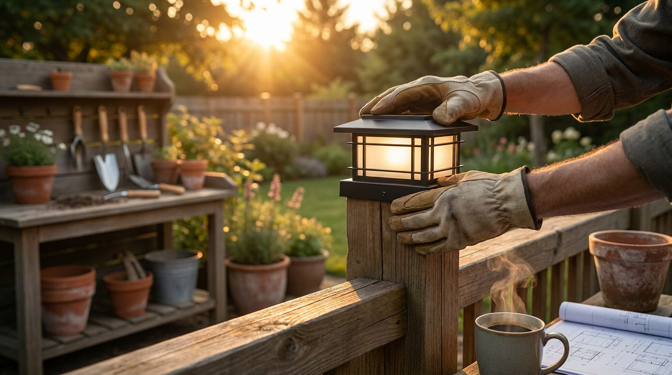 Optimizing Solar Post Cap Lights for Perimeter Reliability