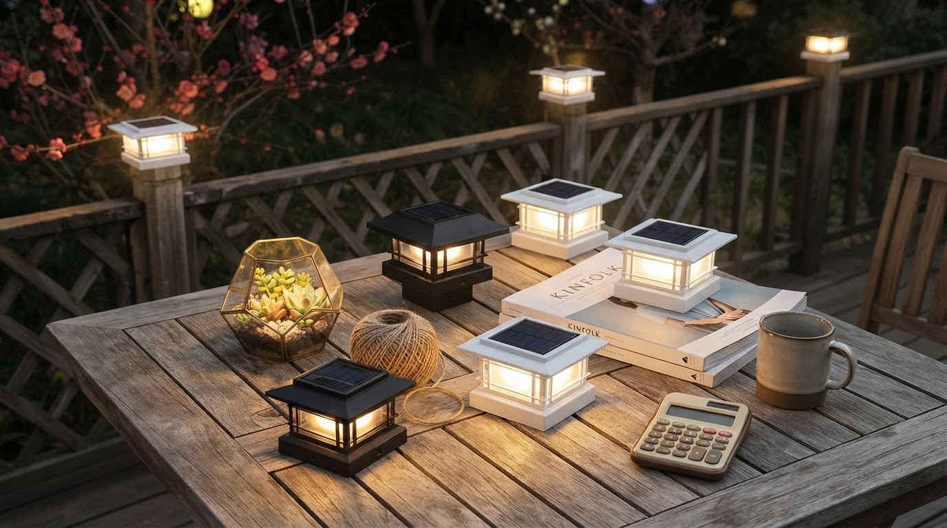 5 Reasons Solar Post Cap Lights Beat Low Voltage Hardwired Systems
