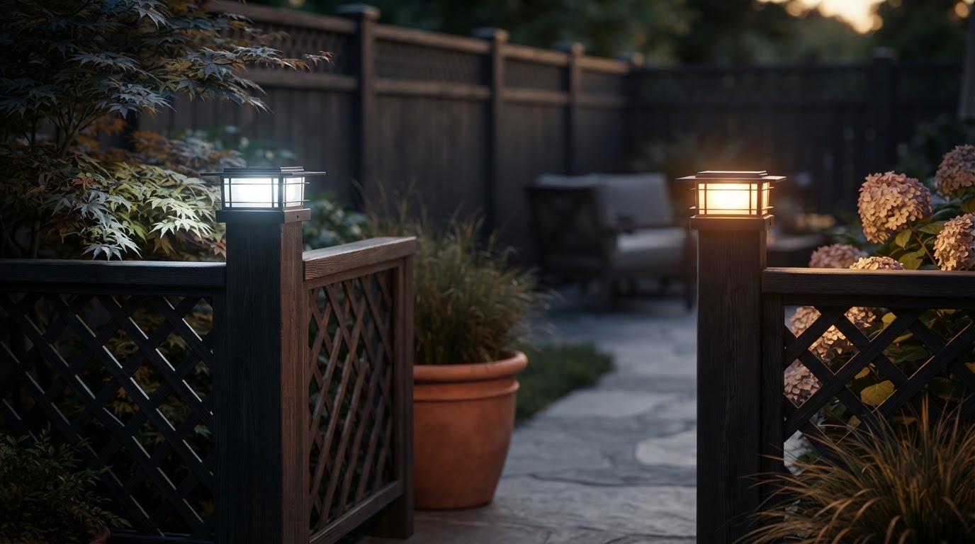 Choosing Solar Post Cap Lights: Cool White vs Warm White