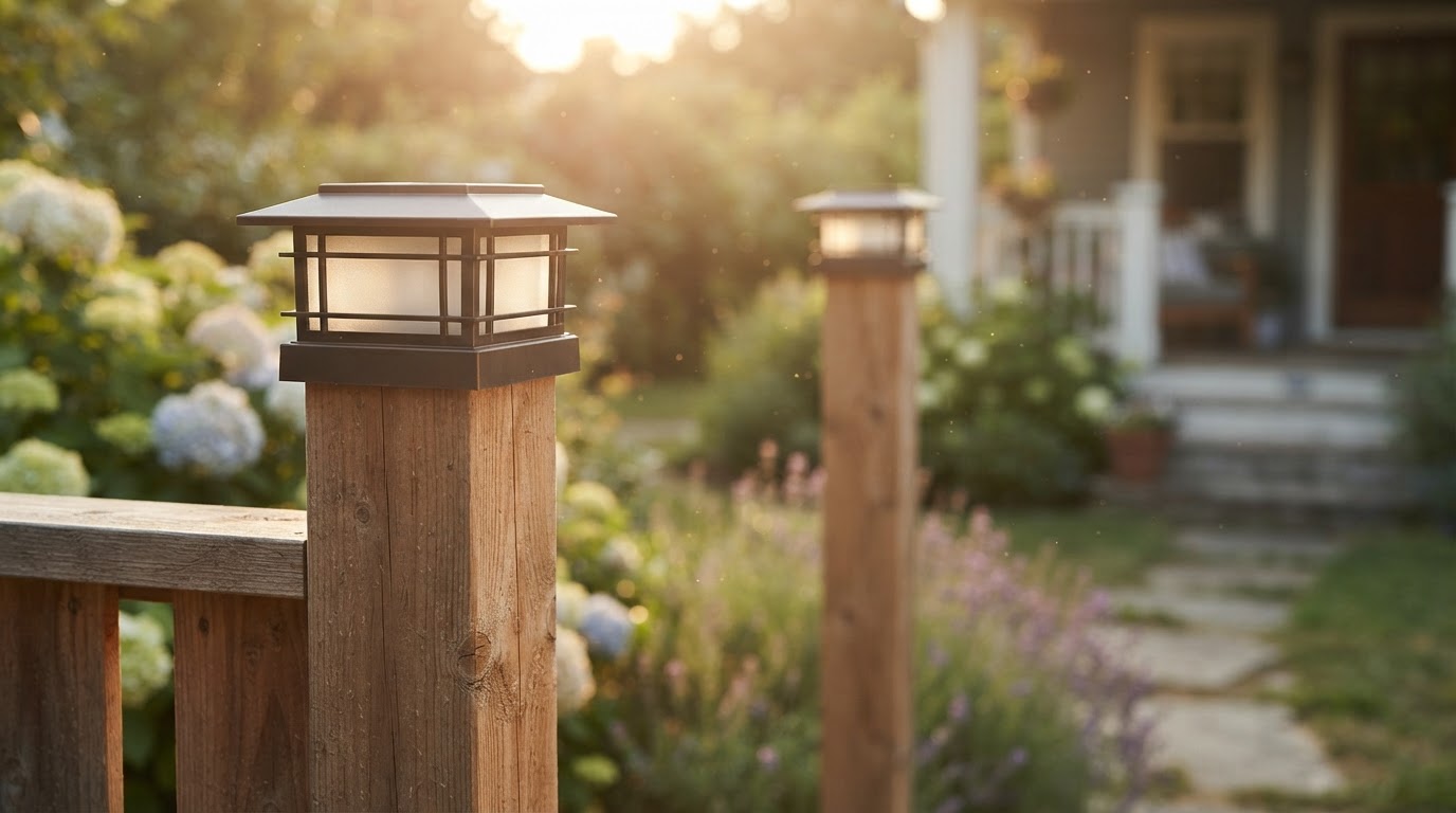 Will Solar Post Cap Lights fit my 4x4 wooden fence?