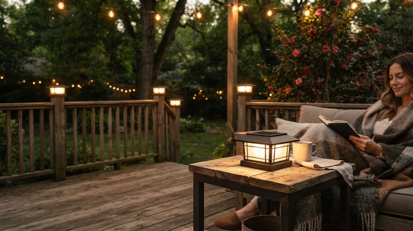 Why Choose Warm White Solar Post Cap Lights?