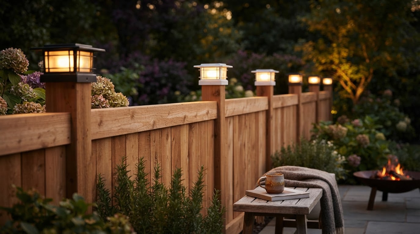 Why Solar Post Cap Lights Are the Best Upgrade for Your Outdoor Fence