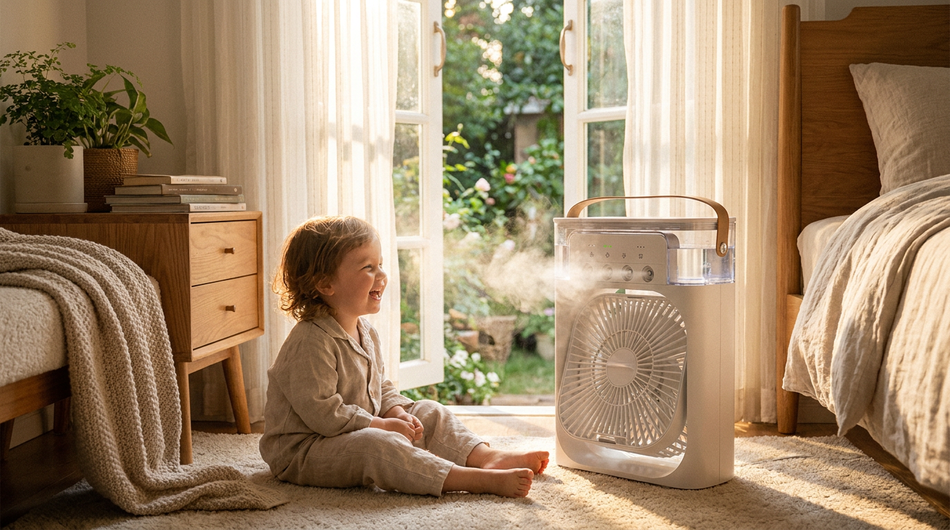 Where should I place a 3-In-1 Air Cooler in my bedroom?