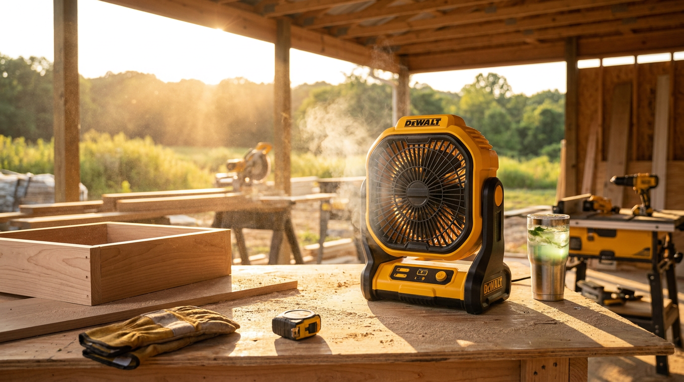 DEWALT Jobsite Cooler Debuts as Portable Cooling Heats Up