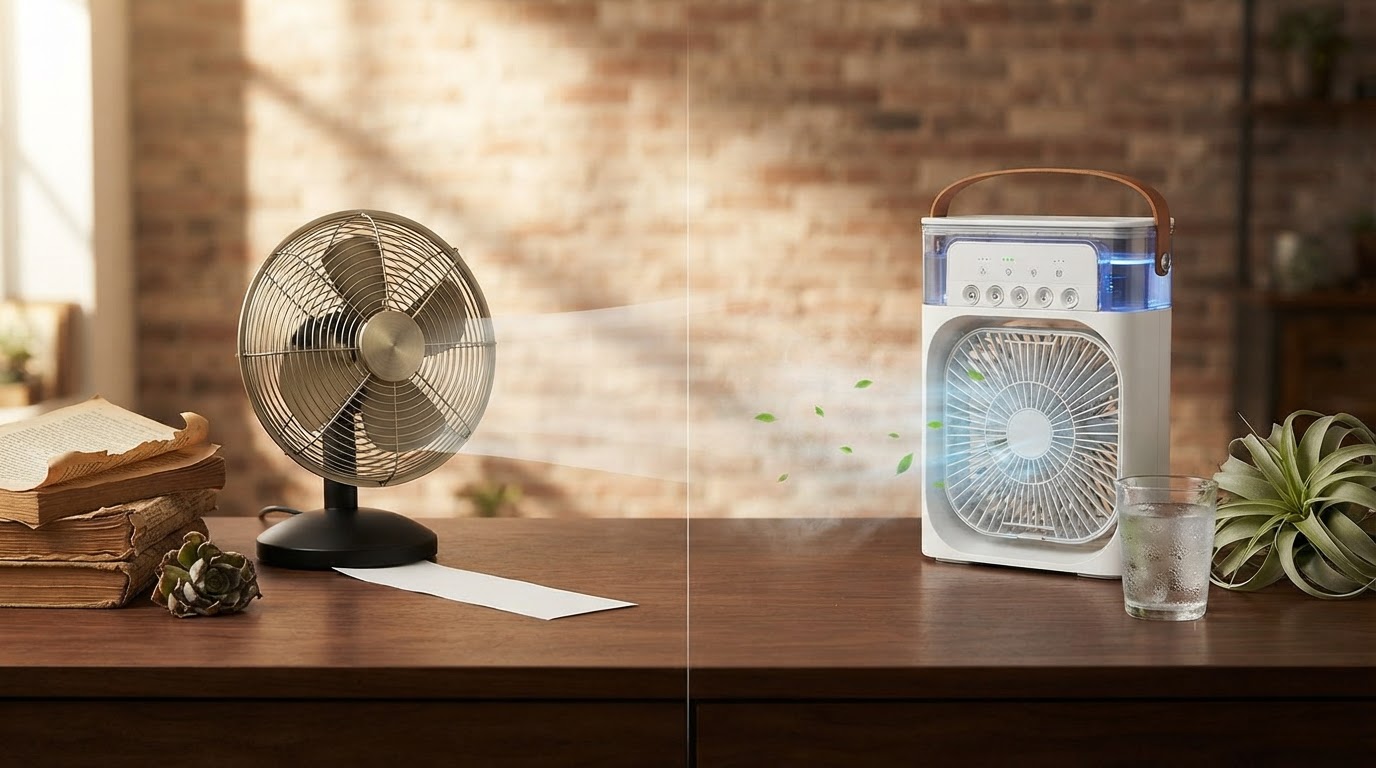 Personal Air Coolers vs Standard Desk Fans: Which Is Right for You?