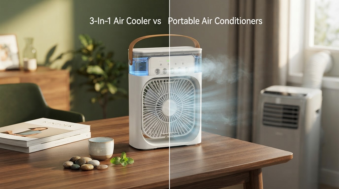 3-In-1 Air Cooler vs Portable Air Conditioners