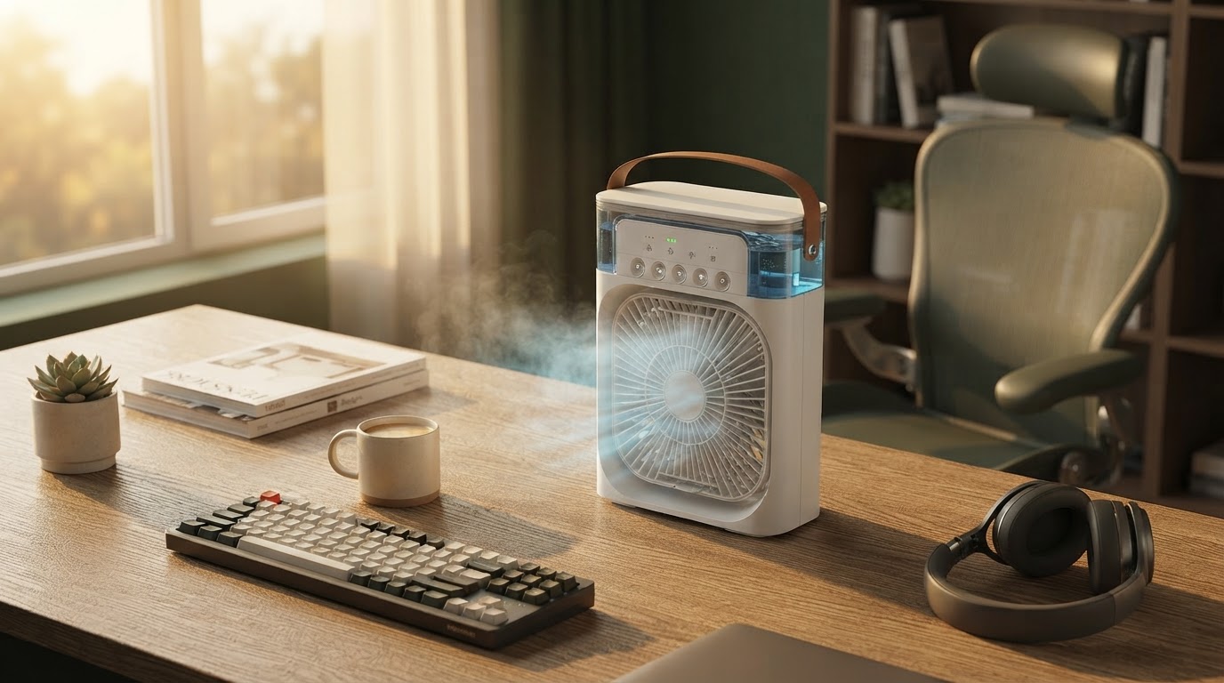 Why the 3-In-1 Air Cooler Is the Ultimate Desk Accessory This Summer