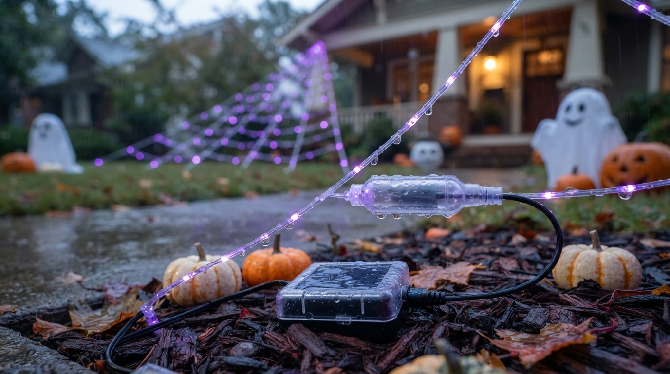 Are Solar Spider Web lights actually waterproof?