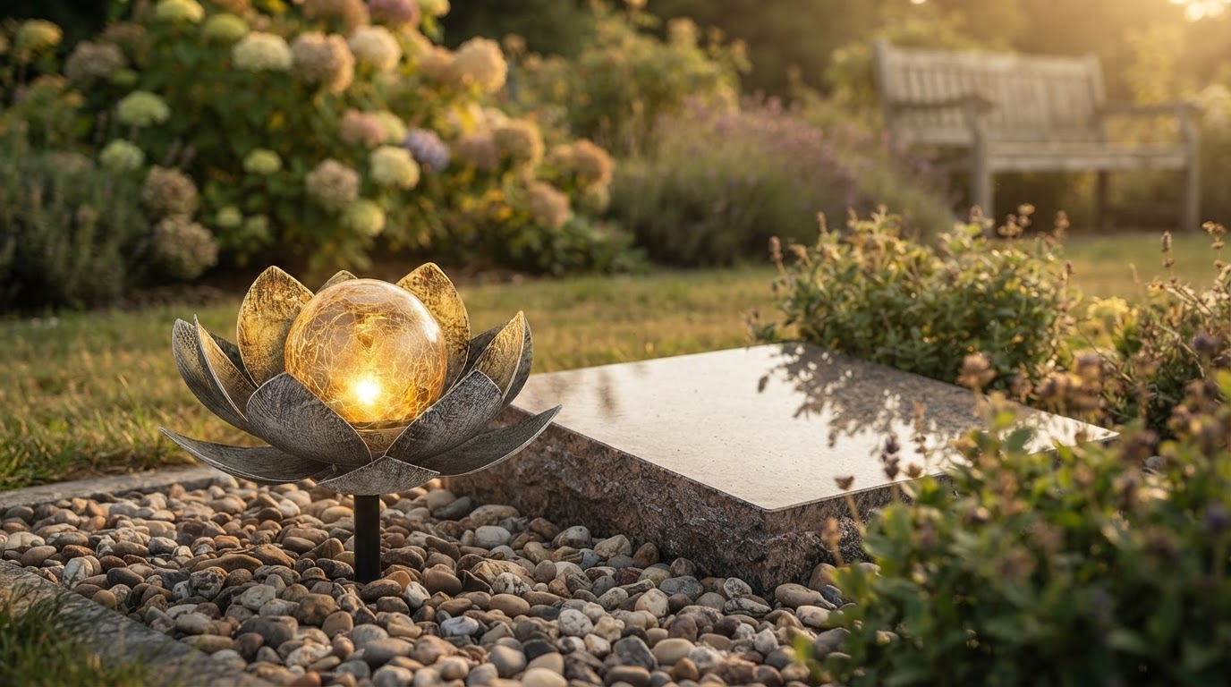 Can Solar Lotus Light be used for cemetery memorials?