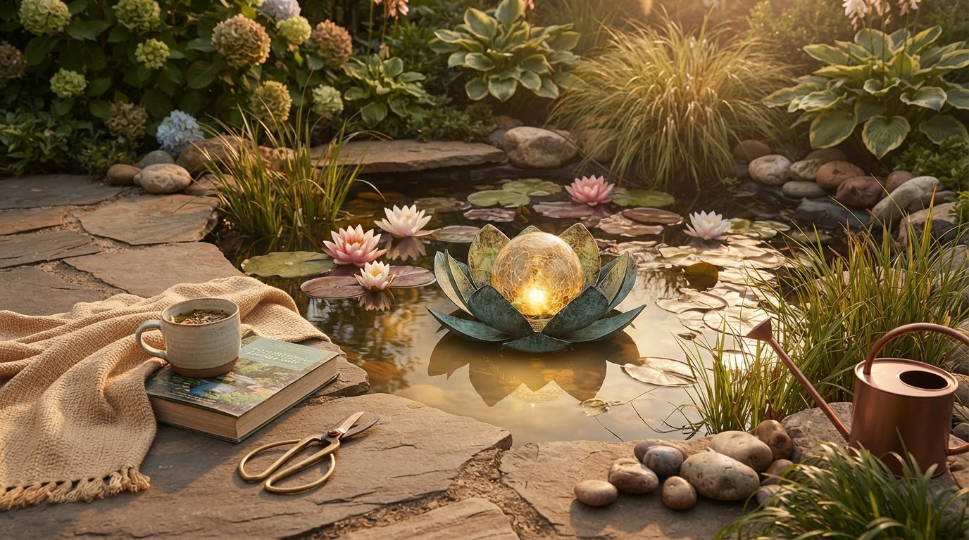 Enhancing Aquatic Spaces with Solar Lotus Light Fixtures