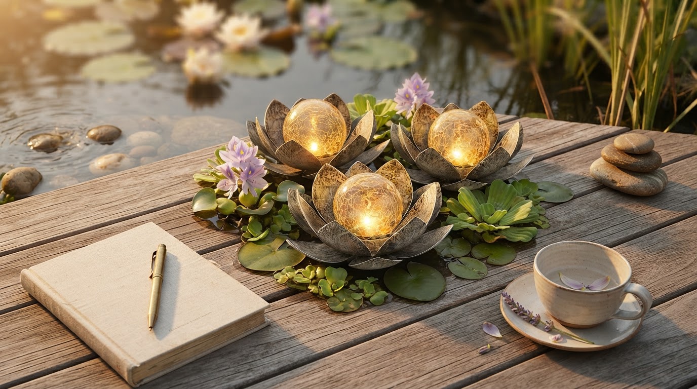 Selecting a Floating Solar Lotus Light for Pond Use
