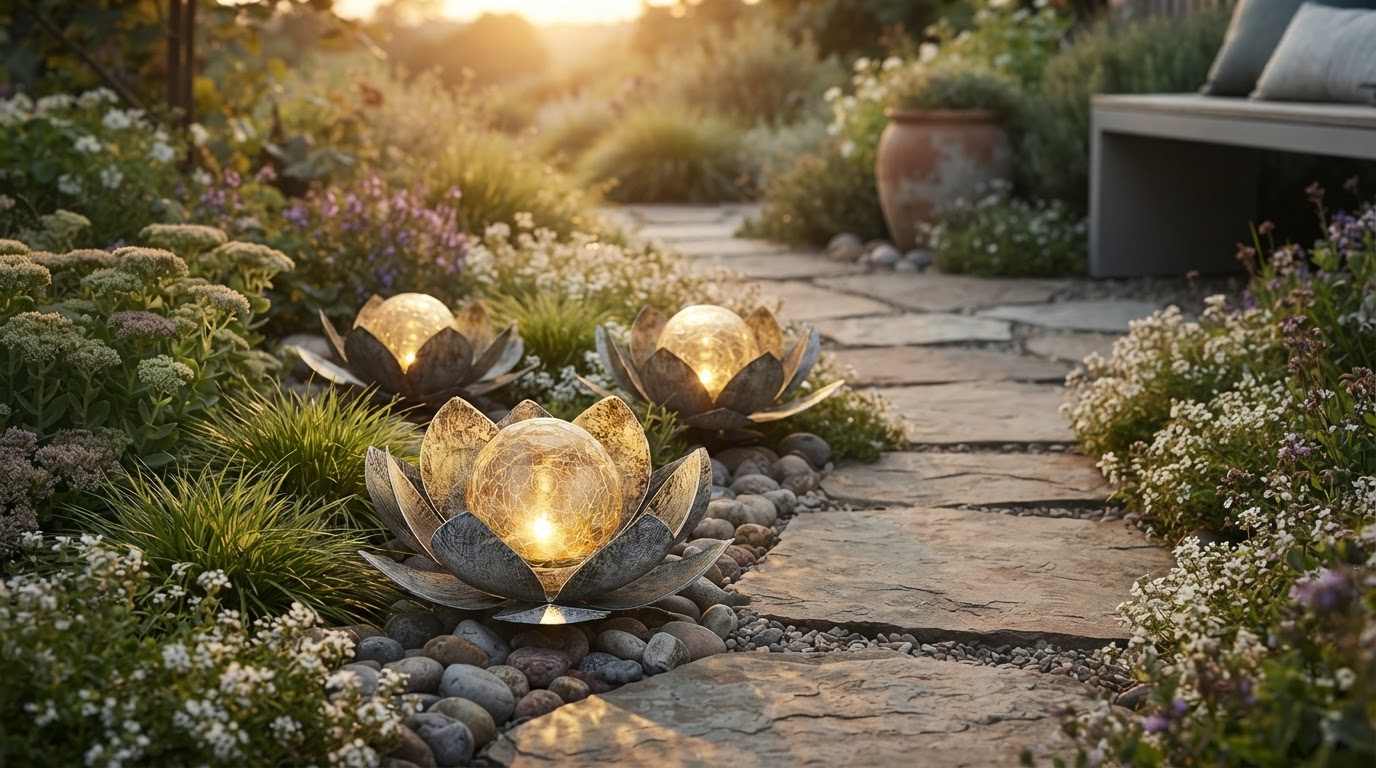 Why Choose a Solar Lotus Light for Garden Stakes?