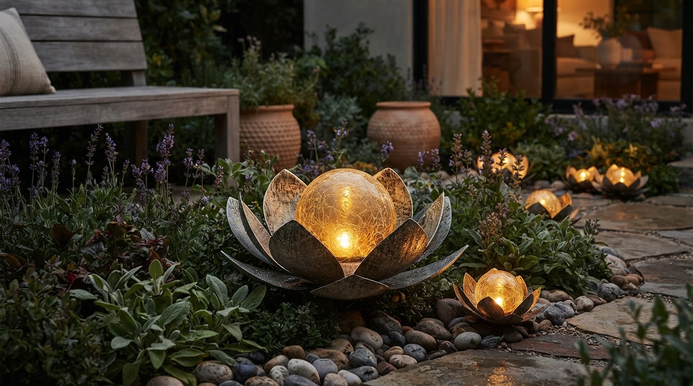 Solar Lotus Light Challenges Minimalist Lighting Trends