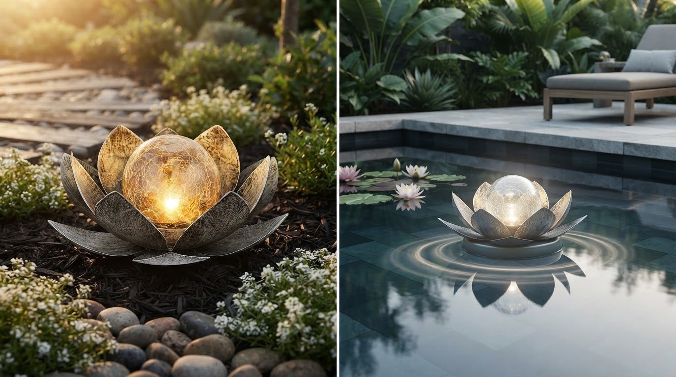 How does the Solar Lotus Light compare to pool models?