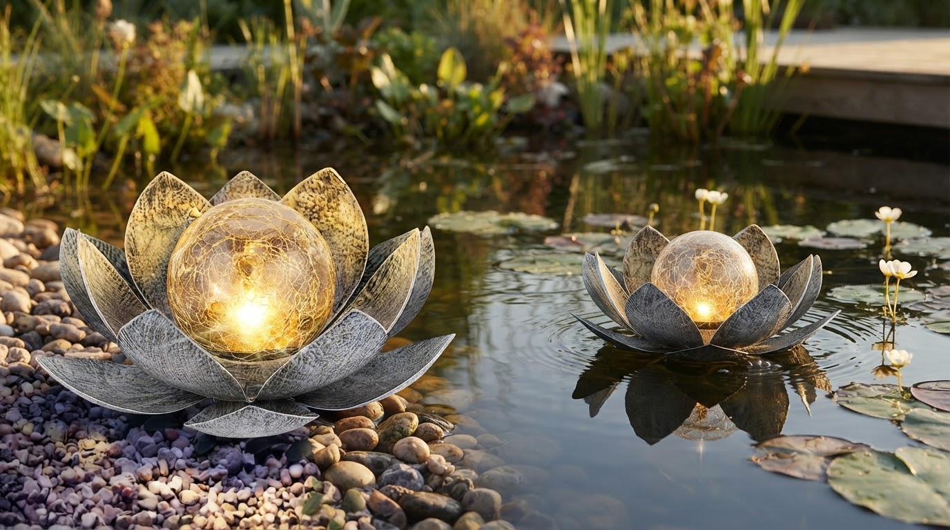 Solar Lotus Light Evaluation for Floating Pond Use