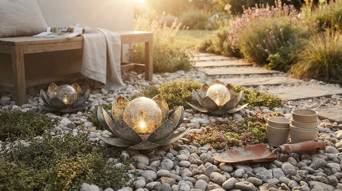 A Field Test of the Solar Lotus Light for Garden Use